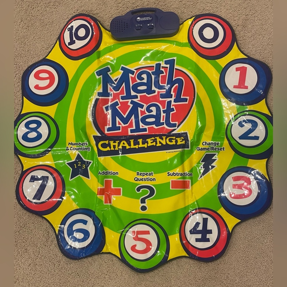 Learning Resources Math Mat Challenge Interactive Game